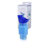 Urinario de Emergencia,750ml Urinario Retráctil Botella de Orina Portátil Inodoro Móvil Orinal para Unisex Hombres Mujeres Niños Señoras Atasco de Tráfico Camping Viajes Colas