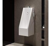 Urinario de Pared Cerámica Pistola Pulverizadora Sensor & Descarga Manual