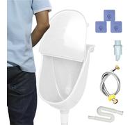 Urinario De Pared - Desviador De Para Jardín | Urinario de Pared Separador Sin Olor con Tapa para Hombre Casa Dormitorio Autocaravana