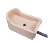 Urinario de viaje para mujer pequeño, solución higiénica ligera, herramienta femenina cautelosa para camping, senderismo, actividades al aire libre, orinal femenino para baños públicos