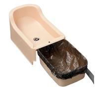 Urinario de viaje para mujer pequeño, solución higiénica ligera, herramienta femenina cautelosa para camping, senderismo, actividades al aire libre, orinal femenino para baños públicos