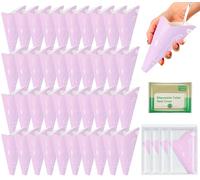 Urinario Femenino 40Pcs Hacer Pipi de Pie Mujer Urinario Portátil Embudo de Papel Impermeable Desechable para Orinar +10Pcs Protector WC Desechable para Embarazadas para Viajes, Camping, Senderismo