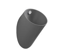 Urinario Hombre de Pared en Cerámica con Descarga Automática por Sensor, Urinario Doméstico para Baños, Urinario Comercial Descarga Cascada para Hogar y Locales Comerciales(Gray)