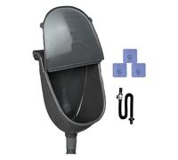Urinario lavable - Piscina de pared para hombre | con cubierta a prueba de salpicaduras, manguera de uréter para camping, , jardín, casa, garaje, a prueba de rebosadero, ajustable, montaje en
