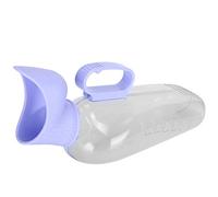 Urinario para Mujeres, Botella de orina de 700 ml con Tapa y Cepillo de Limpieza, Dispositivo de micción Femenino portátil y Reutilizable