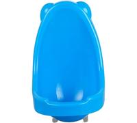 Urinario para niños pequeños para niños 1+, 11.8x6.9 pulgadas de plástico de plástico urinal con superficie lisa y gancho, inodoro de entrenamiento para ir al baño lindo y portátil para pe.