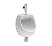 Urinario recomendado para espacios públicos de 30 cm fabricado en porcelana de color blanco Mini Roca - Aqua exterior de 1/2"