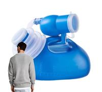 Urinarios hombres, 8,66 pulgadas de 2000 ml de botella de portátil de gran capacidad con tapa a prueba de derrames, inodoro de viaje para acampar Hospitales RV Long Road Trips Home Limited o no