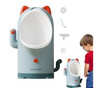 Urinarios para niños pequeños para aprender ir al baño,Orinal de entrenamiento para ir al baño, Orinal de pie para niños pequeños, Entrenamiento de orina montado en la pared, lindo orinal de entrena