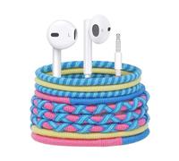 URIZONS Auriculares In-Ear con Conector Jack 3.5mm - Micrófono y Control de Volumen, Cable Trenzado Colorido,Diseño Estético Resistente a la Suciedad y Anti-Enredos,Compatible con iPhone/Samsung