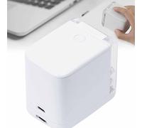 URJWAN Impresora PortáTil Comestible De Mano, Impresora De Pasteles, PortáTil De 1200 PPP, Mini InyeccióN De Tinta A Color con Control De AplicacióN, Segura para Comer, Salida RáPida, para Pan