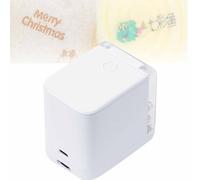 URJWAN Mini Impresora De Alimentos De InyeccióN De Tinta A Color, Mini Impresora De Mano, La Impresora A Color MóVil MáS PequeñA, MáQuina De ImpresióN FotográFica WiFi De InyeccióN De Tinta Digital