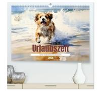 Urlaubszeit an der malerischen Nordseeküste (hochwertiger Premium Wandkalender 2026 DIN A2 quer), Kunstdruck in Hochglanz: Insel, wir kommen!