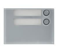 Urmet Alpha 2 botones panel frontal gris - 1168/12G