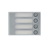 Urmet Alpha 4 botones panel frontal gris - 1168/14G