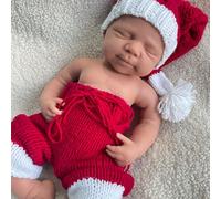 URMLHNRZ Muñeca bebé renacida sin Pintar de 18 Pulgadas, Cuerpo Completo de Silicona, recién Nacida, Pose de Dormir anatómicamente Correcta, muñeca con Accesorios de alimentación