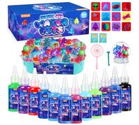 URMYWO Aqua Gelz, 3D Magic Water Elf Kit con 12 Geles y 12 Moldes para Manualidades Niños Creativas, Juguetes DIY, Juegos Educativos y Regalo Original para Niños y Niñas a Partir de 3 Años