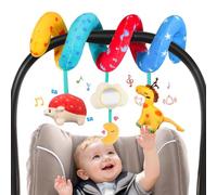 URMYWO Juguetes para Bebés 0-3 Meses Sensoriales Montessori, Juguete Hamaca BabyBjorn, Juguetes para Carrito Bebe, Regalos Bebe - Colgable en Cochecito, Cuna (Colorido)