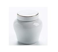 Urn Para Cenizas Mini Cremación for Despojos Mortales Urna Funeraria for Cenizas Humanas Pequeña Cerámica Pintado A Mano Mostrar Urna De Entierro En Casa Capa De Metal Tapón De Rosca LQHZWY