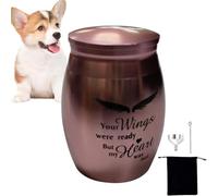 Urna conmemorativa de cenizas para mascotas, pequeñas urnas de recuerdo para cenizas de mascotas, urnas de cremación para cenizas, soporte conmemorativo de acero inoxidable para cenizas de mascotas