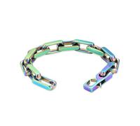 Urna Conmemorativa para Cenizas Clip Enlace Ajustable Recuerdo para Un Ser Querido Joyería De Cremación Brazalete para Hombres Mujeres-Oro-20cm
