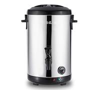 Urna de agua caliente de acero inoxidable con control de temperatura para servicio de café y eventos de catering