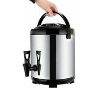 Urna De Catering Aislada De Acero Inoxidable Con Grifo: Dispensador De Agua Y Bebidas Para Eventos Y Uso Comercial