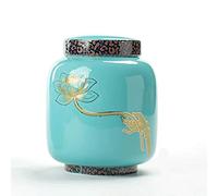 Urna de cenizas de cremación para adultos, urnas conmemorativas medianas y pequeñas humanas, tarro sellado de cerámica de baile de mariposa de color Macaron, urna de entierro en casa o cementerio Good