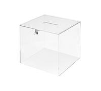 Urna Electoral Archivo 2000 Cuadrada Con Llave Metacrilato 3 Mm 300X300X300 Mm