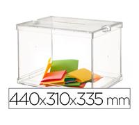 Urna electoral plegable con precintos de seguridad 440x310x315mm