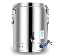 Urna For Catering De Gran Capacidad, Dispensador De Caldera De Agua Caliente De Acero Inoxidable 30L/40L/50L/60L Con Control De Temperatura For Cafetería, Oficina, Hogar(40L)