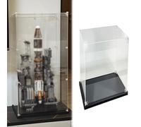 Urna Metacrilato Vitrina de 25cm de Alto, 70, 60, 55, 50, 45, 40, 35, 30cm de Alto, Gran Contenedor Apilable en Forma de Cubo, Vitrina a Prueba de Polvo para Trofeos, Maquetas y Recuerdos(30x30xH70cm/
