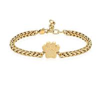 Urna para cenizas pulsera Paw Print Pulseras Cremación Joyería para perro/gato cenizas lindos animales ajustables Memorial Keepsake Regalos