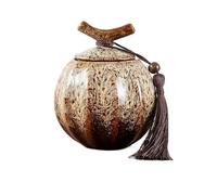 Urna para mascotas, gatos, perros, conejos, urna de cremación, altar, para entierro, hogar, sellada, a prueba de humedad, tarro de colección de pelo (gris, S)