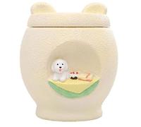 Urna Sencilla para Perro O Gato Pequeño, Caja De Resina para Protección Conmemorativa, Recipiente para Guardar Barba Y Dientes De Mascota, Decoración(Dog)