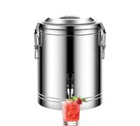 Urna Térmica Para Bebidas: Cápsula Térmica Líquida De Doble Pared, Depósito Con Espita De Flujo Manual, Barril De Catering De Encimera, Contenedor De Acero Inoxidable Pulido | Dispensador De Be