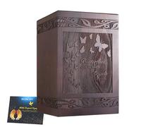 Urnas conmemorativas de cremación para Cenizas humanas, Adultos, Hombres y Mujeres, Caja de urnas de Madera y ataúd para Cenizas, Hombres, Mujeres y niños, urnas funerarias Grandes para Cenizas,