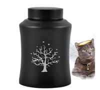 Urnas de acero inoxidable para perros elegantes, pequeñas cremaciones para perros y asas, Ashes Keepsake Memorial