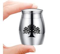 Urnas Decorativas De Acero Inoxidable Para Recuerdo Conmemorativo De 25 Mm/40 Mm Para Cenizas De Mascotas Humanas,estilo 2,Pequeño