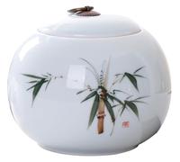 Urnas for mascotas Handicrafts, urna de cremación hecha a mano for cenizas de adultos, urna de cerámica for cenizas con patrón de paisaje pintado a mano, urna de entierro mediana for cenizas humanas,