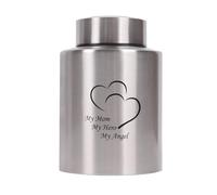 Urnas medianas para cenizas humanas, urnas de recuerdo para adultos machos y mujeres (plata, mi mamá)