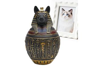 Urnas Para Cenizas De Perros,Recuerdo De Gatito De Resina Del Antiguo Egipto - Urna Recuerdo Para Gatitos,Para Padres De Mascotas Amantes De Animales Familias En Duelo En Hogar Sala Dormitorio Mesilla