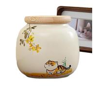 Urnas para Mascotas Gatos | Recuerdo De Cenizas De Cerámica para Mascotas,Caja De Recuerdo para Pelo De Perro Y Cremación - Jardín Exterior Al Aire Libre