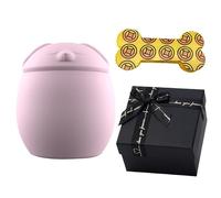 Urnas para mascotas, urnas para perros, urnas de animales para perros, urna de silicona personalizada, urna de recordatorio para mascotas DIY con grabado del nombre, fecha y cita de tu mascota (rosa,
