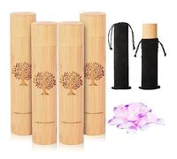 Urnas pequeñas de dispersión para Cenizas humanas para Adultos,Tubos de dispersión de 9 x 2 Pulgadas para Cenizas humanas,urnas biodegradables ecológicas para Cenizas humanas,Juego de 4