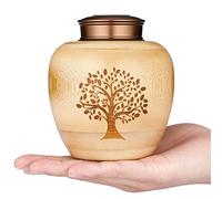 Urnas pequeñas para Cenizas humanas, Adultos, machos, Mujeres, pequeñas urnas de Recuerdo para Cenizas humanas, patrón de árbol de la Vida Grabado, urnas de cremación conmemorativas para Cenizas