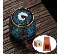 urnas pequeñas para Cenizas humanas, Mini urnas para Cenizas para Adultos para Mascotas, Perros, Gatos, funerarias para Cenizas de Recuerdo (océano Azul)