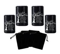 Urnas pequeñas para Cenizas - Juego de Mini urnas de Aluminio de 16 Pulgadas de Alto, urnas de cremación para Cenizas humanas/Mascotas, Soporte para Cenizas, pequeñas urnas de Recuerdo, My Mind Still