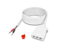 Urnqowuy Cable de celda de sal 952 para sistemas de cloración de sal AquaCal AutoPilot, controladores AutoPilot ST220 DIG220, 12 pies con tapa antipolvo roja, conector de 3 pines