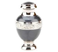 Urns UK Epping - Mini urna de Recuerdo para Cenizas de cremación, Color Gris